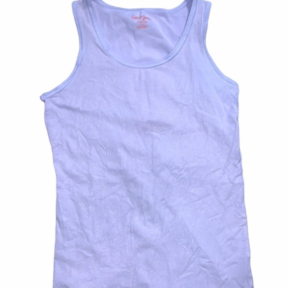 Girls cat & jack lavender tank top size large
